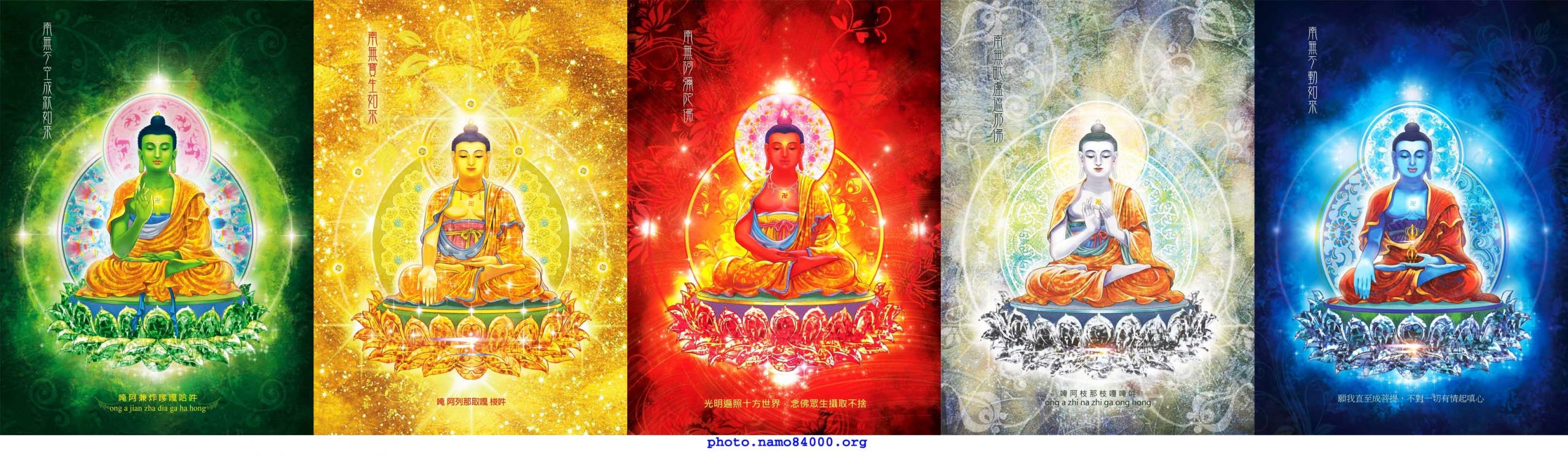 Ngũ Phương Phật – Đức Phật Năm Phương – Five Tathāgatas | part 2