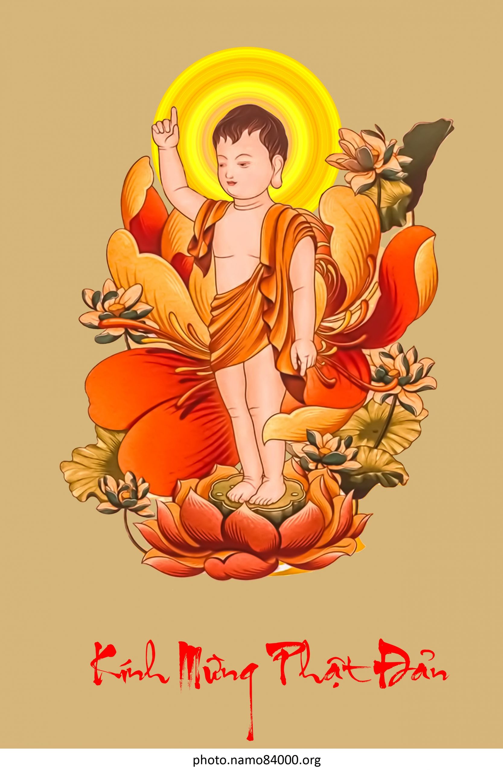 Tôn ảnh Phật Thích Ca Mâu Ni đản sanh – Images of Gotama Buddha’s the New-Born statue